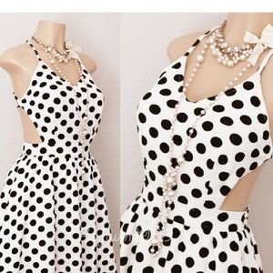 SOLD!!$5/20 Cute polka dot dress size medium